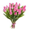 Фото товара 25 розовых тюльпанов