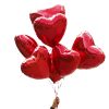 Фото товара Кульки фольговані у формі серця поштучно