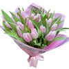 Фото товара 25 ніжно-рожевих тюльпанів