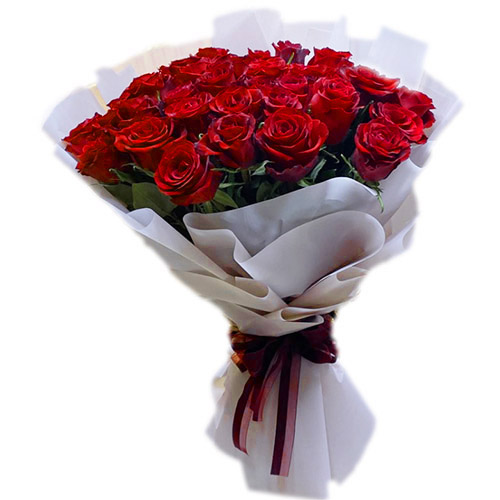 Фото товара Букет червоних троянд – 33 шт.
