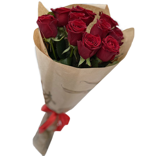 Фото товара Букет червоних троянд 11 шт